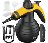 STEAMIFY Pressurized Handheld Steam Cleaner with 10pcs Accessories & Safety Lock, Multi-Purpose & Powerful Home Use Steamer for Cleaning, Car, Bathroom, Shower, Upholstery, Grout, Window, Grime,Grease