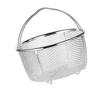 Steaming Pot, Easy To Clean Versatile Anti Rust Mesh Steaming Basket for Kitchen (18CM)