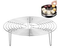 Steaming Rack, Stainless Steel Steamer Shelf Circular Steamer Stand Pressure Cooker Trivet Steam Rack Cooker Accessories
