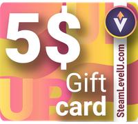 SteamLevelU 5 USD Gift Card