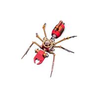 Steampunk 3D Metal Puzzles Ironjaw Ant A Insect Model Kit, 88PCS Mechanical 3D DIY Assembly Jigsaw Brain Teaser Collectible Display Piece Model Gift