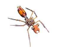 Steampunk 3D Metal Puzzles Ironjaw Ant B Insect Model Kit, 88PCS Mechanical 3D DIY Assembly Jigsaw Brain Teaser Collectible Display Piece Model Gift