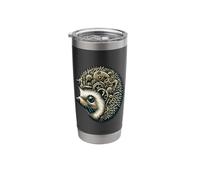 Steampunk Aesthetic Hedgehog Lover Stuff Vintage Hedgehog Stainless Steel Insulated Tumbler