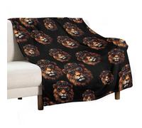 Steampunk And Lion Bedding Throw Blanket Soft Flannel Throws Travel Warm Bed Blankets Gift for Women Men