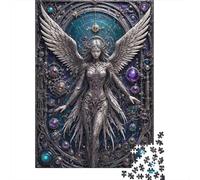 Steampunk Angel Chronicles 1000-Piece Adult Jigsaw Puzzle, 52x38cm/1000pcs, for Progress Whenever Time Allows; Low-dust Pieces for A Tidier Table
