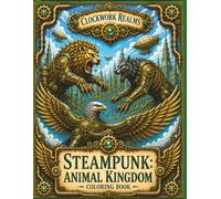 Steampunk: Animal Kingdom Coloring Book: Clockwork Realms: Intricate Steampunk Animal Designs