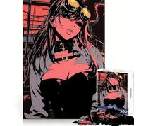 Steampunk Anime Girl 1000 Piece Jigsaw Puzzles for Adults Teenagers Memory Gain Relaxed Mind Design Assembly 38x52cm
