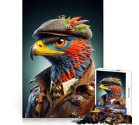 Steampunk Aviator Jigsaw Puzzle for Adults 1000 Pieces Mind Exercise Toy Together Fun Precision Cut Unique Gift 50x75cm