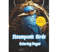 Steampunk Birds Coloring Pages