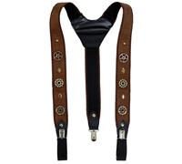 Bristol Novelty BA2997 Steampunk Braces, Adult, Brown