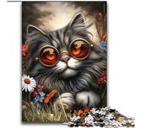 Steampunk Cat 2000 Piece Jigsaw Puzzles for Teenagers, Stress Reliever Difficult Challenge for Home Decoration for 14+ (70x100cm)