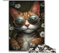 Steampunk Cat Puzzles for Adults Teens 2000 Pieces, Challenging Game Toys Every Piece Is Unique - Challenging Family Fun Game (70x100cm)