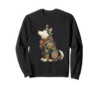 Steampunk Christmas Dog Women Men Kids Steampunk Dog Sweatshirt