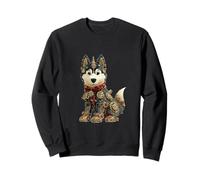 Steampunk Christmas Dog Women Men Kids Steampunk Dog Sweatshirt