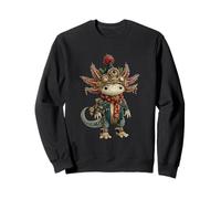 Steampunk Christmas Women Men Kids Steampunk Axolotl Sweatshirt