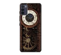 Steampunk Clock Gears Case Cover For Motorola Moto G50