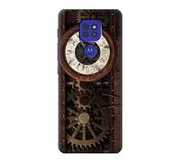 Steampunk Clock Gears Case Cover For Motorola Moto G9 Play