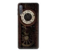 Steampunk Clock Gears Case Cover For Samsung Galaxy A7 (2018)