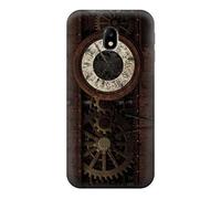 Steampunk Clock Gears Case Cover For Samsung Galaxy J3 (2017) EU Version