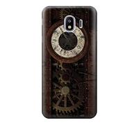 Steampunk Clock Gears Case Cover For Samsung Galaxy J4 (2018)