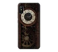 Steampunk Clock Gears Case Cover For Xiaomi Mi A2 Lite (Redmi 6 Pro)