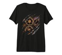 Steampunk Clockwork T Shirt Mechanical Gears Gift Premium T-Shirt