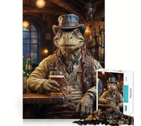 Steampunk Craft Beer Dino 1000 Piece Jigsaw Puzzles for Adults Pure Logic Toy Soothing Fun Sharp Cut Amazing Present 38x52cm