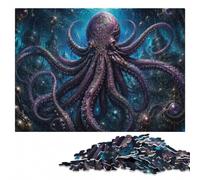 Steampunk Cthulhu Detailed Wooden Jigsaw Puzzle 300 Pieces for Adults | Puzzle for Adults: easy-to-see colour differences for piece grouping on weekends.
