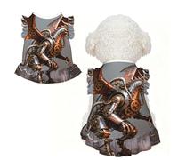 Steampunk Dragon Gear S Pet Apparel for Small Dogs-Cute Summer Outfit for Puppy, Soft Breathable Pet Clothes for Cat