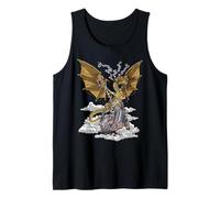 Steampunk Dragon Mechanical Gears Tank Top