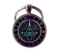 Steampunk Drama Gravity Falls Mysteries Bill Cipher Wheel Keychain