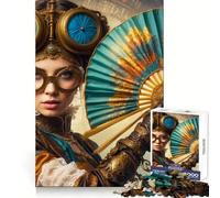 Steampunk Elegance 1000 Pieces Jigsaws Adults Puzzles Gifts Brain Workout Toy Relaxed Mind Art Assembly Memorable Gift 38x52cm