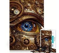 Steampunk Eye 1000 Pieces Jigsaw Puzzles for Teenagers Logic Ability Toy Light Relax Accurate Cut Classic Gift 38x52cm