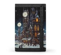 Steampunk Fantasy Kingdom Trifold Wallet for Men Business