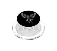 Steampunk Flying Man Vintage Mechanical Gear Retro Clockwork PopSockets PopGrip for MagSafe