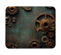 Steampunk Gears background (1) Mouse Pad, Soft Cute Computer Mouse Mat with Rubber Base, Easy to Slide, Personalized Design, Portable