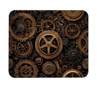 Steampunk Gears Background (9) Mouse Mat Smooth Mouse Pads Non-Slip Mousepad For Pc Work Laptop 25X30Cm