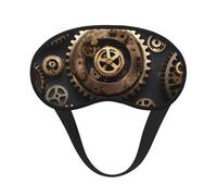 Steampunk Gears Print Sleep Mask for Side Sleepers Cute Blackout Eye Mask Shades Cover for Home or Travel
