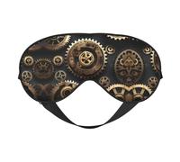 Steampunk Gears Sleep Mask Gear Print for Women Men Comfortable Eye Mask for Traveling Nap Night Sleep