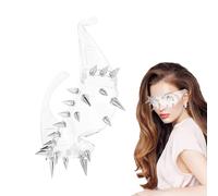 Steampunk Goggles Glasses - Quirky Industrial Style Eyewear | Decorative Costume, Oddity Festival Shades, Travel Glasses, Outdoor Adventures, Party Accessory, Retro Punk Cosplay, Vintage