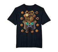 Steampunk Gorilla Medieval Victorian Steam Powered Animal T-Shirt, Men's Big and Tall, Black, 4X Tall