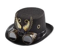 Steampunk Hat | Victorian Party Top Hat - Cosplay Headpiece Costume Accessory for Theme Party Carnival Fashion Lovers Masquerade Theatrical Performers