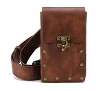 Steampunk Hiking Waist Bag Women's Multifunction Messenger Men Belt Bags Pouch Outdoor Leather Waist Bag for Women