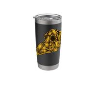 Steampunk Horror Vintage Tarot Pestilence Plague Doctor Stainless Steel Insulated Tumbler