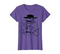 Steampunk Horror Vintage Tarot Pestilence Plague Doctor T-Shirt