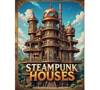 Steampunk Houses Coloring Book for Adults: Intricate Victorian Architecture, Fantasy Clockwork Homes, and Retro-Futuristic Designs for Creative ... Art & Architecture Coloring Book Series)