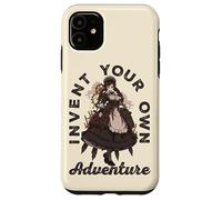 Steampunk Invent Your Own Adventure Steampunk Anime Girl Case for iPhone 11