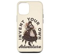 Steampunk Invent Your Own Adventure Steampunk Anime Girl Case for iPhone 12/12 Pro
