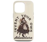 Steampunk Invent Your Own Adventure Steampunk Anime Girl Case for iPhone 13 Pro