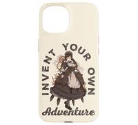 Steampunk Invent Your Own Adventure Steampunk Anime Girl Case for iPhone 15